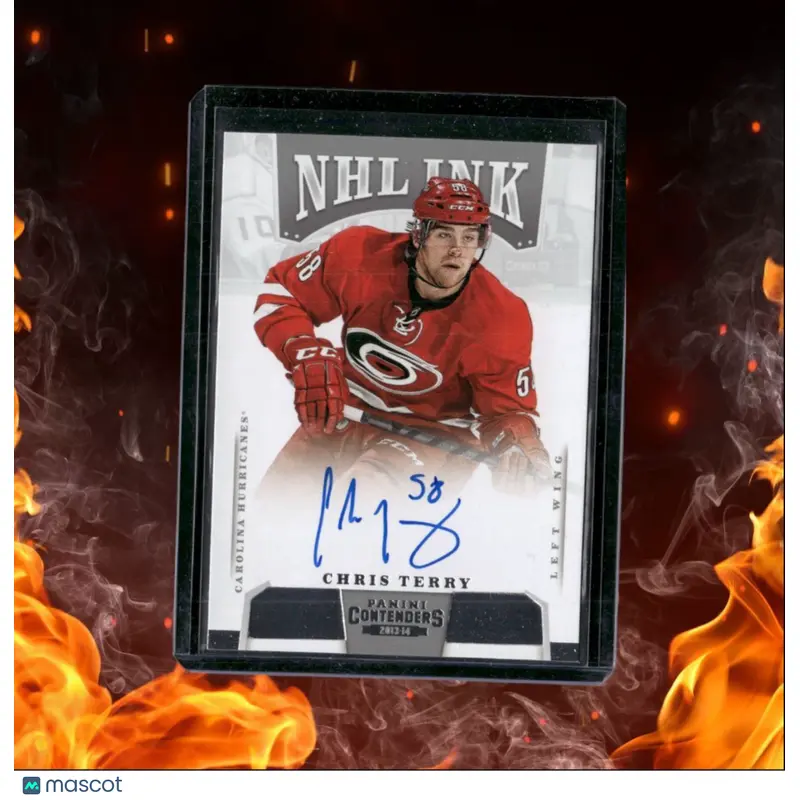 2013-14 Panini Contenders Chris Terry NHL Ink Auto #I-CTE
