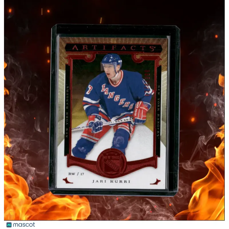 2015-16 Upper Deck Artifacts Jari Kurri Ruby Red Auto 278/399 #140