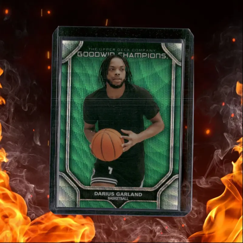 2024-25 Upper Deck Goodwin Champions Darius Garland Platinum Green Wave 02/10
