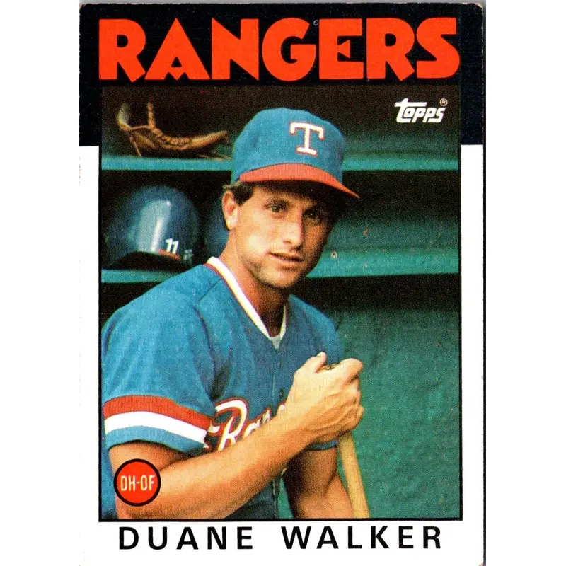 1986 Topps Duane Walker #22