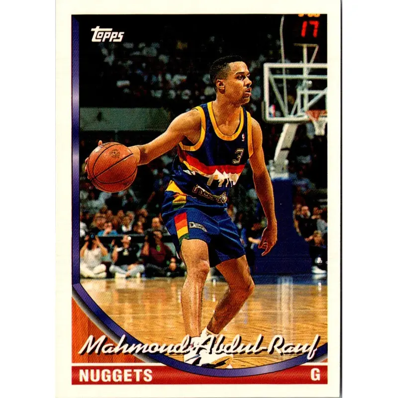 1993 Topps Mahmoud Abdul-Rauf #112