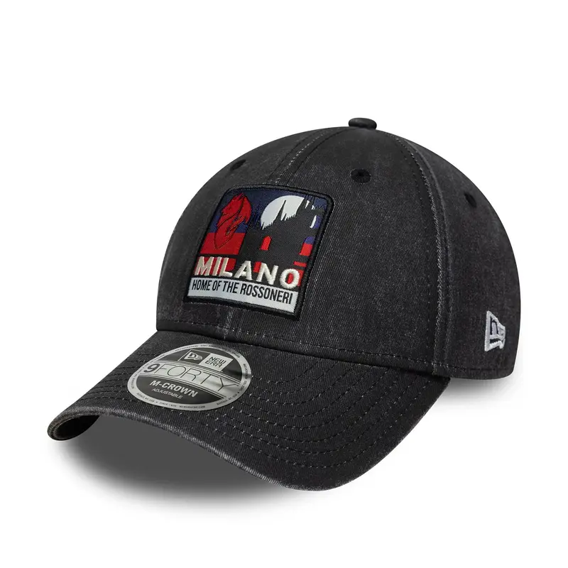 AC Milan City Pack Black 9FORTY M-Crown Adjustable Cap