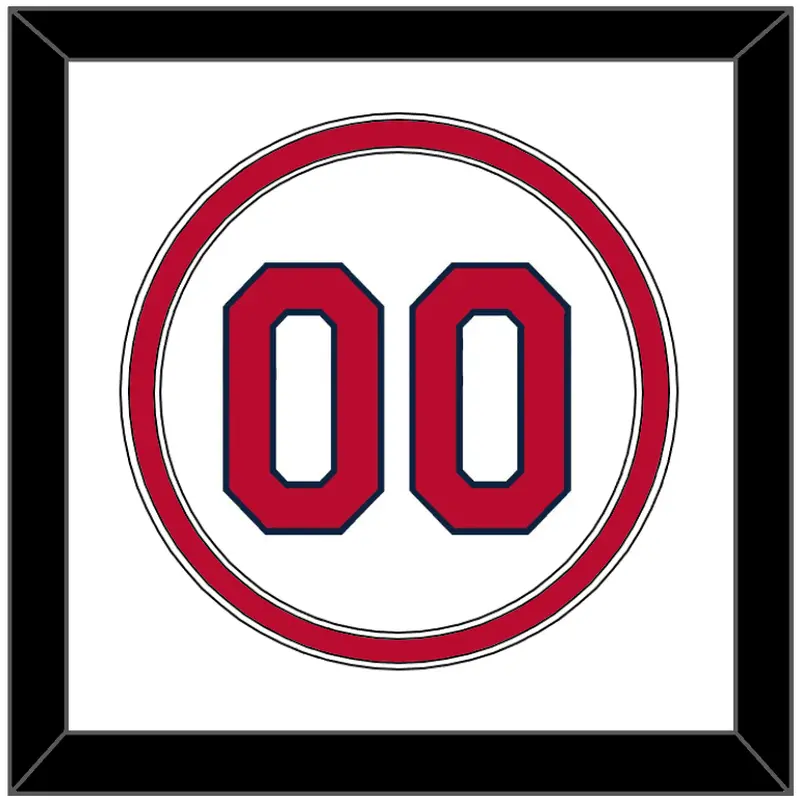 St. Louis Number - Home White (2006-2012) - Double Mat 1