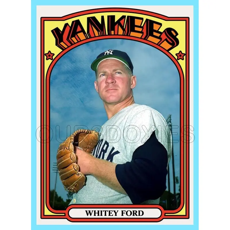 Whitey Ford 1972 Topps Custom Card - 4742