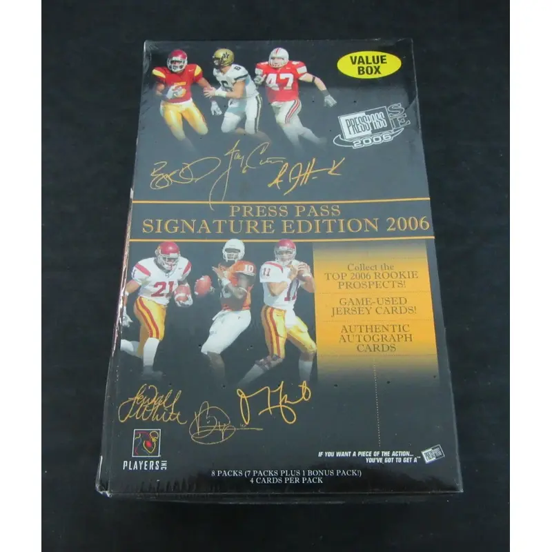 2006 Press Pass Signature Edition Football Box (Blast) (8/4)