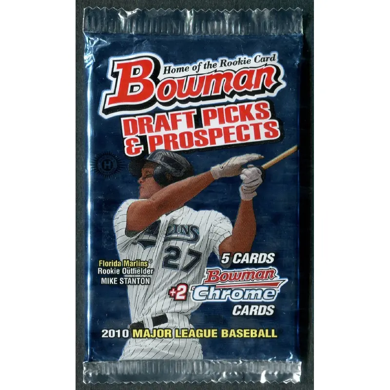 2010 Bowman Draft Picks & Prospects Baseball Unopened Pack (Hobby) (7)