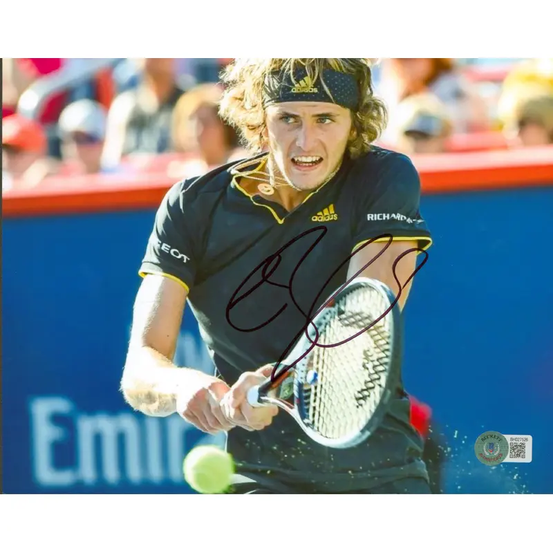 Alexander Zverev Authentic Signed 8x10 Photo Autographed BAS #BH027526
