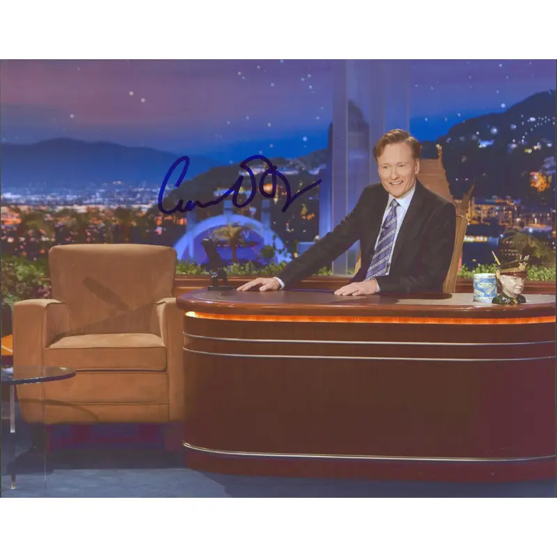 Conan O'Brien Late Night Authentic Signed 8x10 Photo Autographed BAS #BH01631