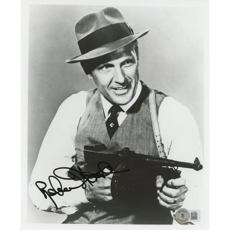 Robert Stack The Untouchables Authentic Signed 8x10 Photo BAS #BL44605