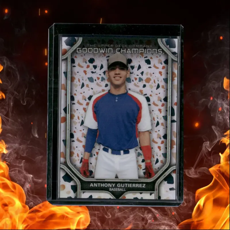 2024 Upper Deck Goodwin Champions Anthony Gutierrez Portrait Rainbow Terrazzo