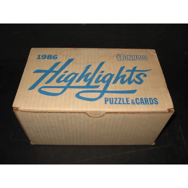 1986 Donruss Baseball Highlights Factory Set Box (15 Sets) (Authenticate)