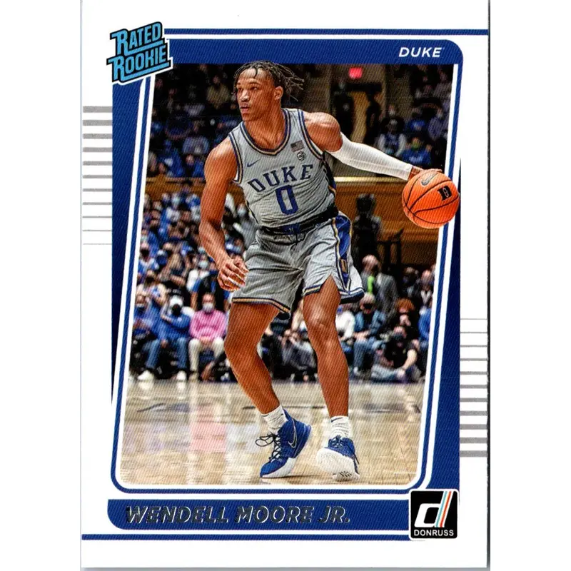 2022 Panini Chronicles Draft Picks Donruss Rated Rookies Wendell Moore Jr. #24