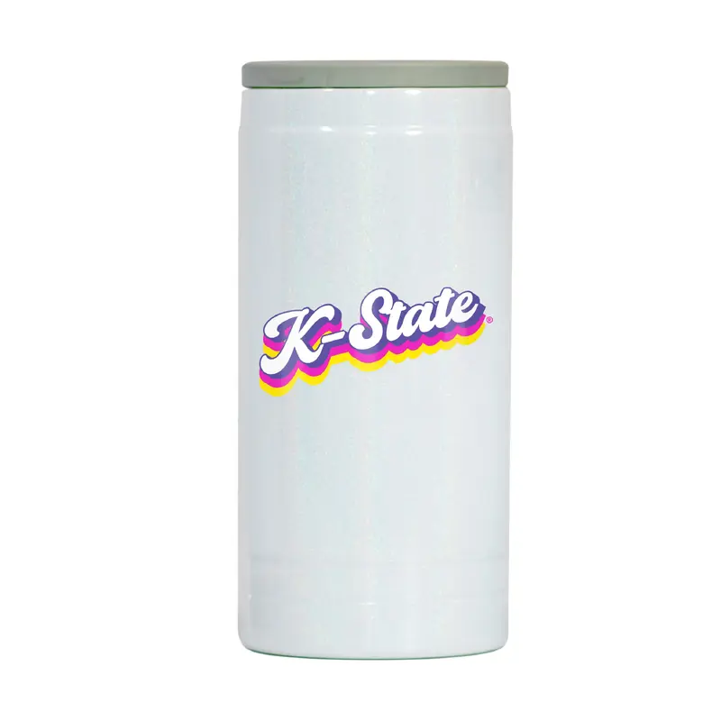 Kansas State 12oz Shadow Iridescent Slim Coolie