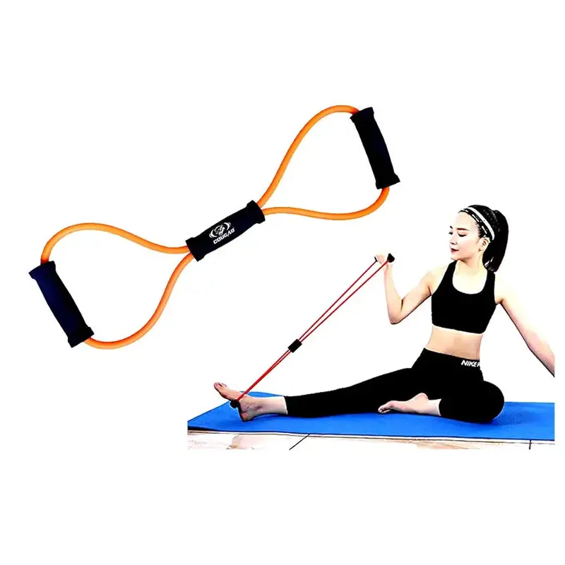 Cougar Latex Chest Expander Yoga Figure 8 Toner | Kibi Sports