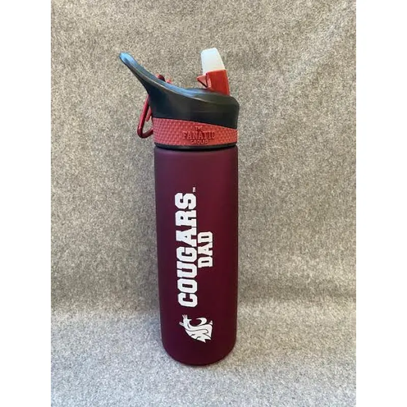 WSU "COUGARS DAD" Water Bottle