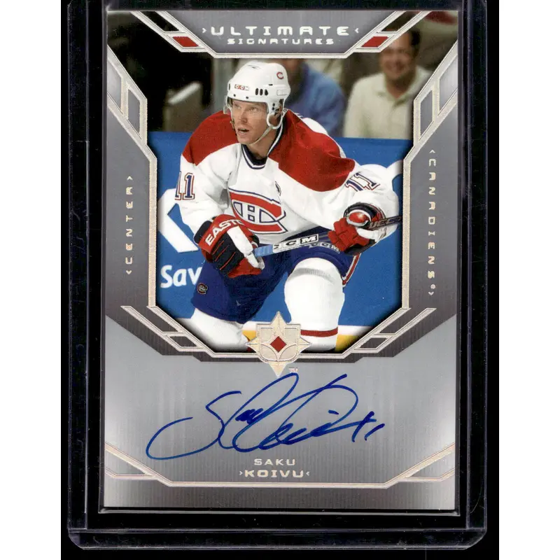 2004-05 Ultimate Collection - Ultimate Signatures - Saku Koivu #US-SK