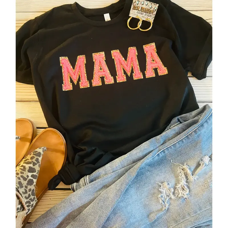 Patched Mama - Black (Patched Look)