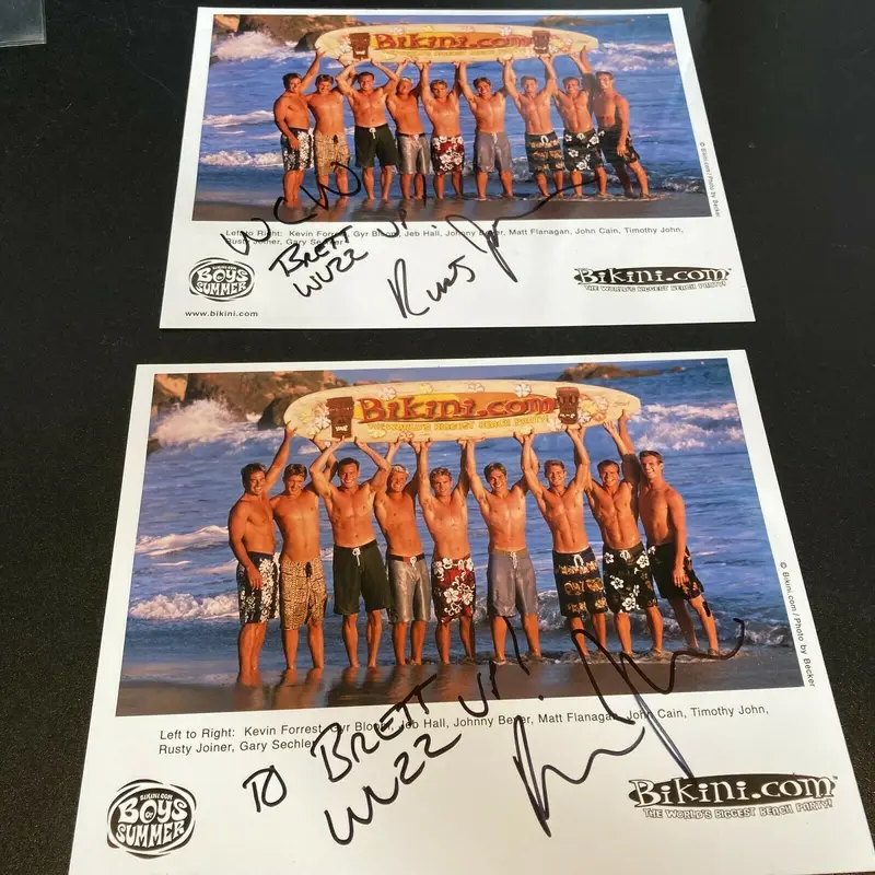 Lot Of 2 Rusty Joiner Signed Autographed 8x10 Photos