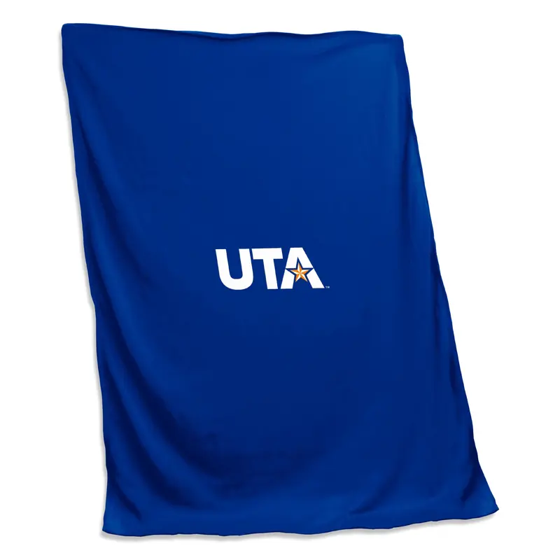 Texas Arlington UTA Wordmark Screened Sweatshirt Blanket