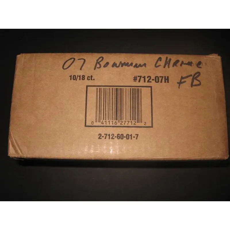 2007 Bowman Chrome Football Case (Hobby) (10 Box)