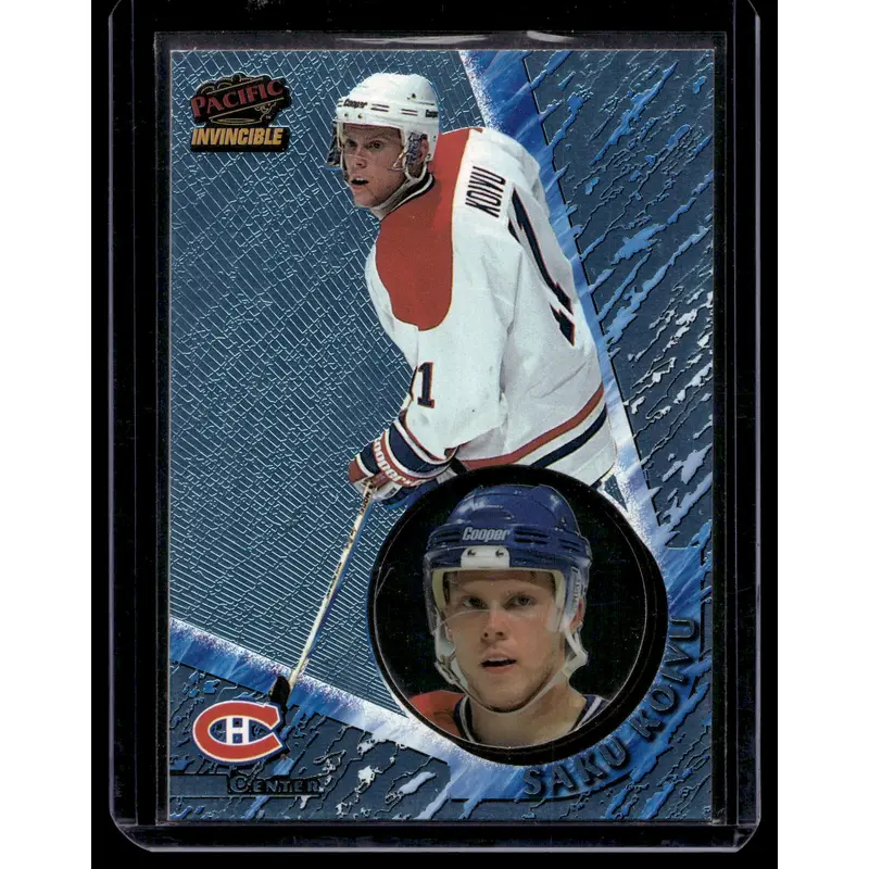 1997-98 Pacific Invincible - Ice Blue - Saku Koivu #71