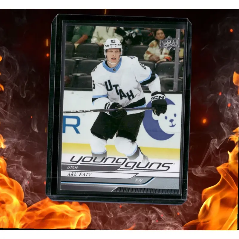 2024-25 Upper Deck Aku Raty Young Guns (C) Rookie #458