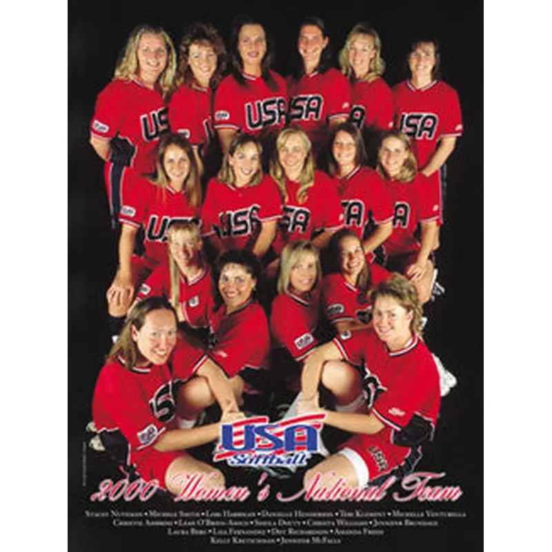 USA Softball 2000 National Team Poster - USA Softball