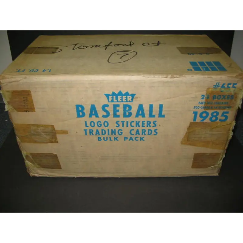 1985 Fleer Baseball Unopened Vending Case (24 Box) (Sealed)