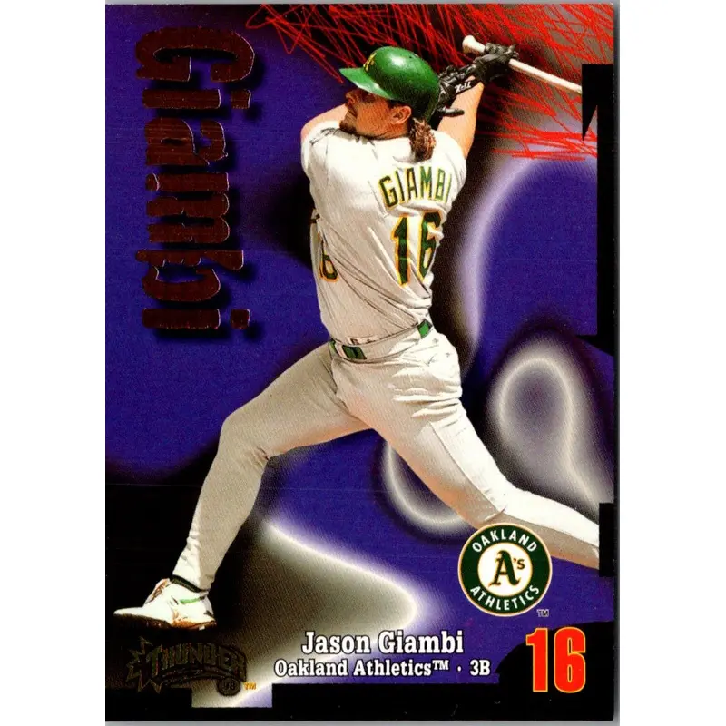 1998 Circa Thunder Jason Giambi #157