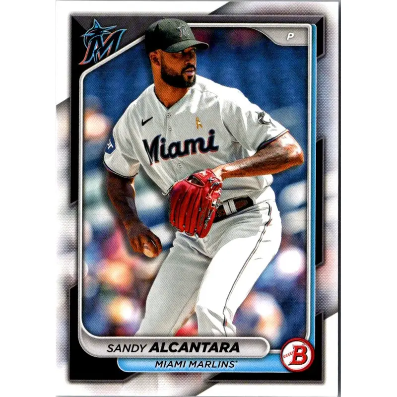 2024 Bowman Green Pattern Sandy Alcantara #8