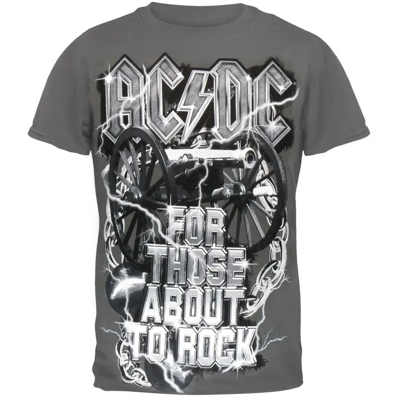 AC/DC - For Those About To Rock Gel Lightning T-Shirt