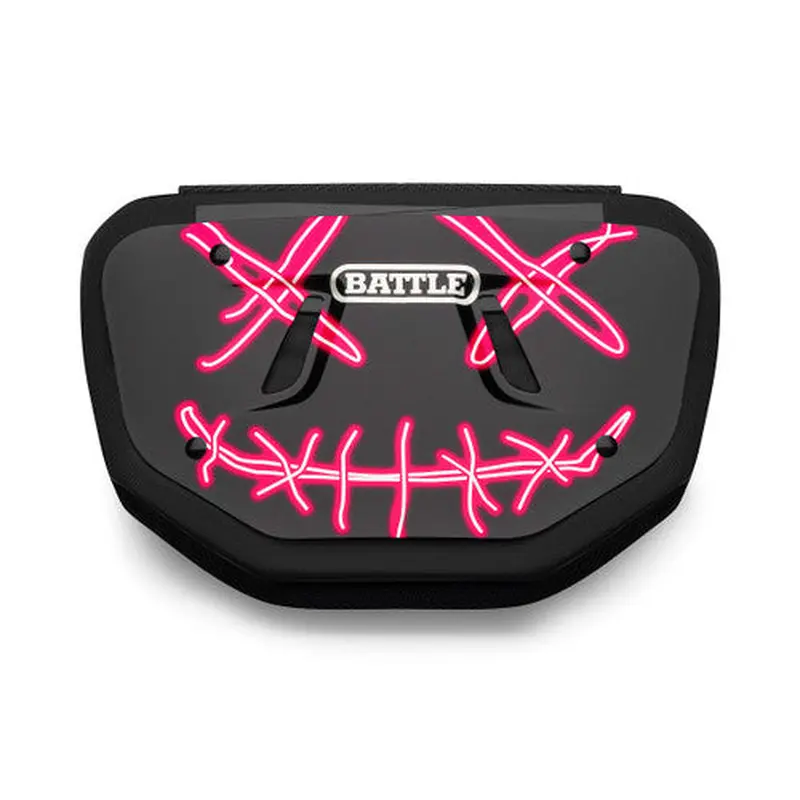 New Battle " Nightmare" Chrome Football Back Plate - Adult