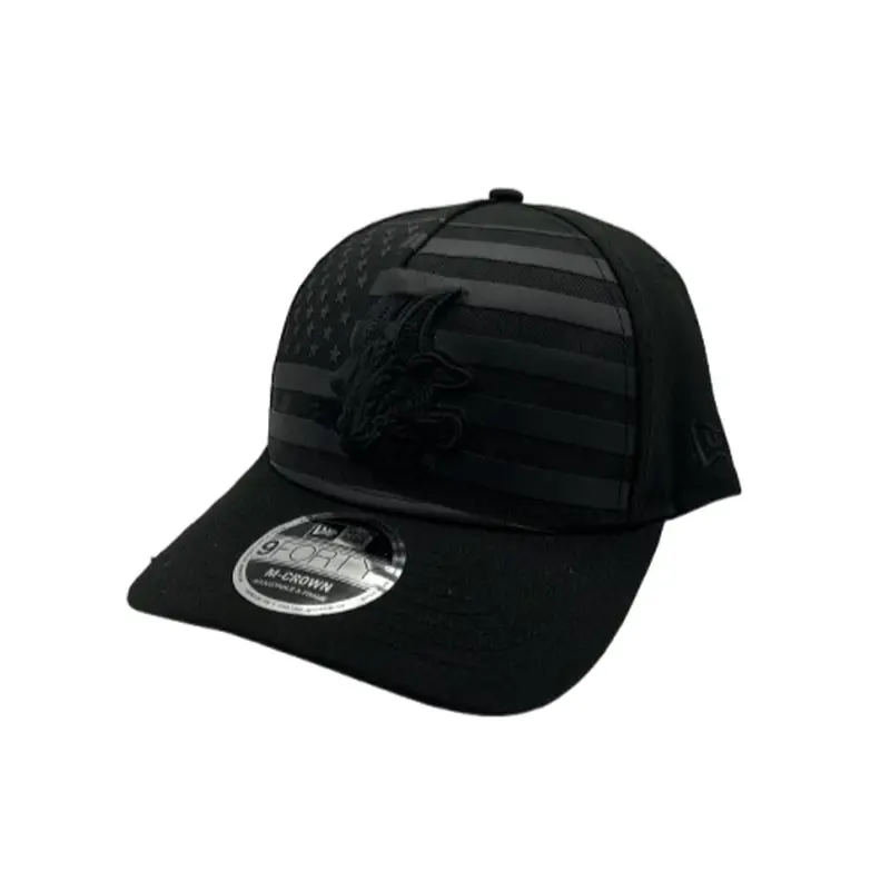 Hartford Yard Goats New Era Monochrome Flag Adjustable Cap