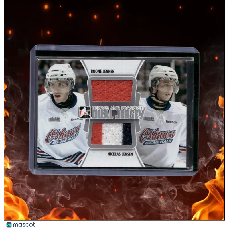 2011-12 In the Game Heroes and Prospects Nicklas Jensen / Boone Jenner Dual