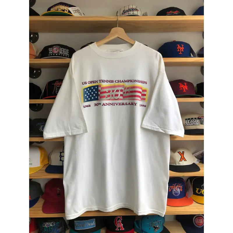 Vintage 1998 US Open Tennis 30th Year Anniversary Tee Size XL