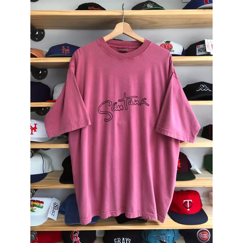 Vintage Carlos Santana Spellout Tee Size XL