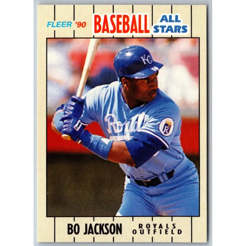 1990 Fleer Baseball All-Stars Bo Jackson #20