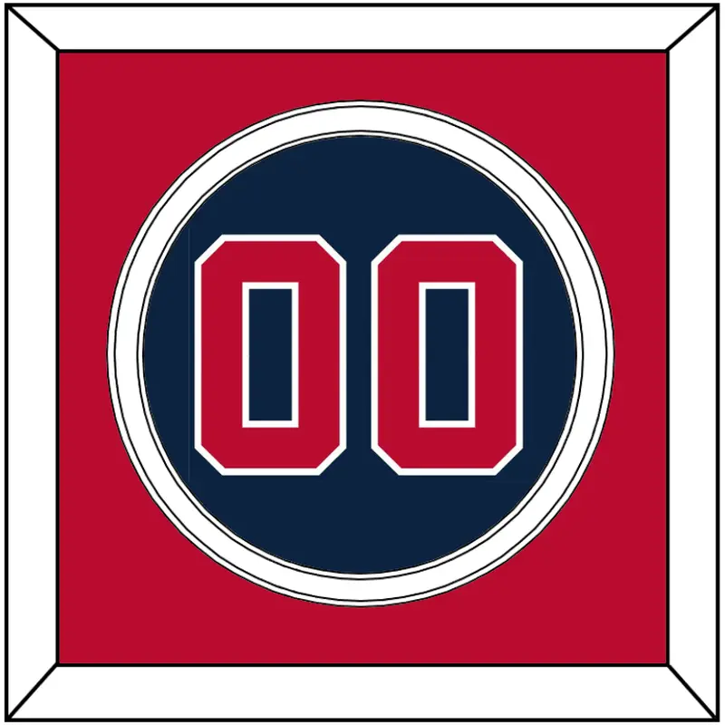 Atlanta Number - Alternate Road Blue - Double Mat 2