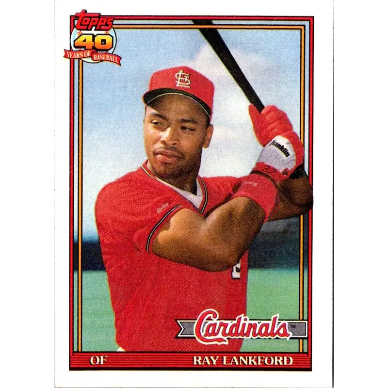 1991 Topps Ray Lankford #682