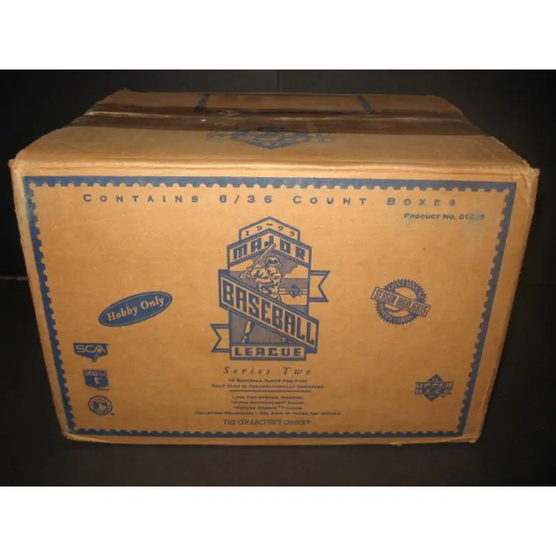 1993 Upper Deck Baseball Series 2 Case (6 Box)