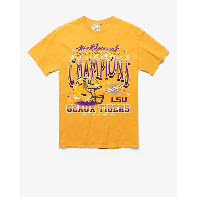 LOUISIANA STATE TIGERS LSU H-CHAMPS LOCKER VINTAGE '47 TUBULAR TEE