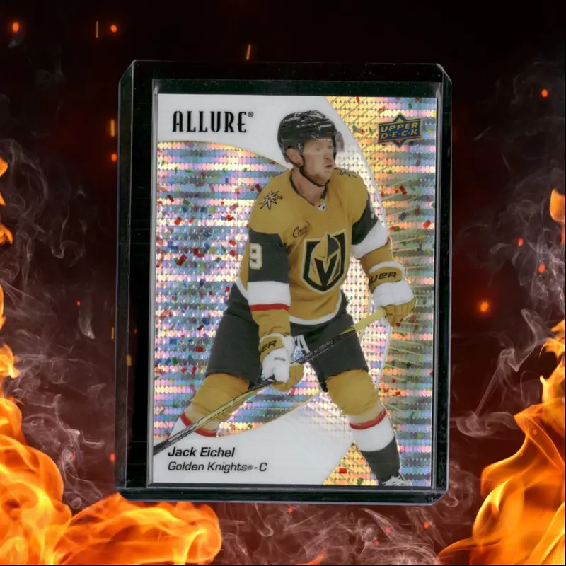 2023-24 Upper Deck Allure Jack Eichel Gold Glitter Bomb 164/199 #33