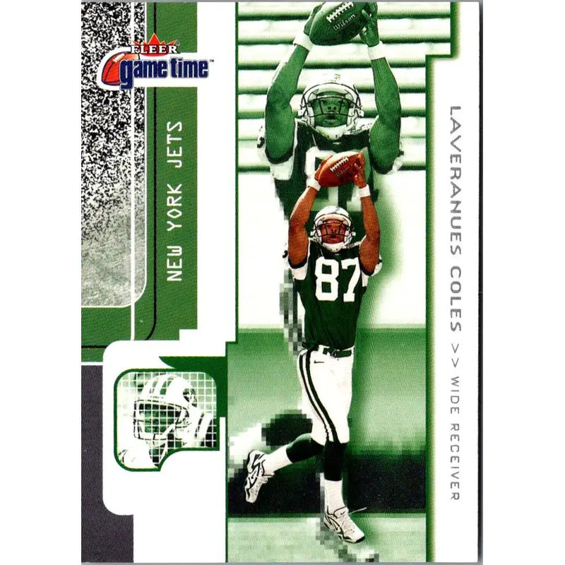 2001 Fleer Game Time Laveranues Coles #46