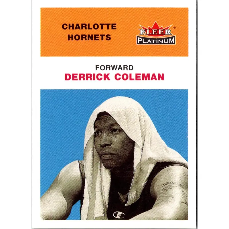 2001 Fleer Platinum Derrick Coleman #194