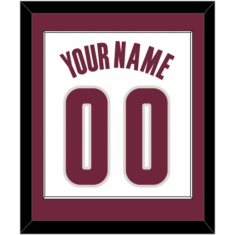 Cleveland Name & Number - Home White (2010-2017) - Single Mat 2