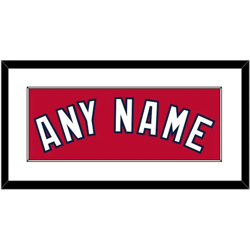 Washington Name - Alternate Red - Single Mat 1