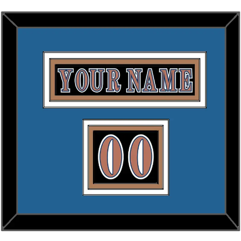 Washington Nameplate & Number (Shoulder) - Road Black (1997-2007) - Triple Mat 2