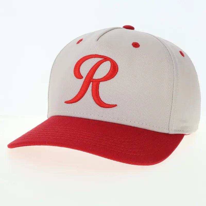 Tacoma Rainiers Legacy Heritage A-Frame Chrome Red R Cap