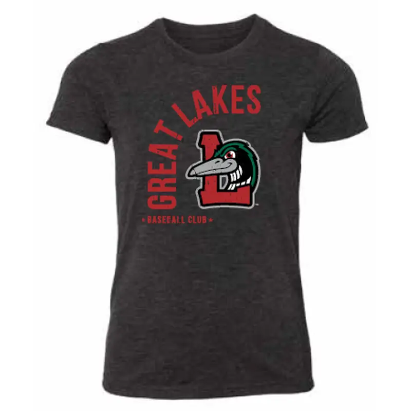 Great Lakes Loons 108 Stitches Wrapped Tee - Youth