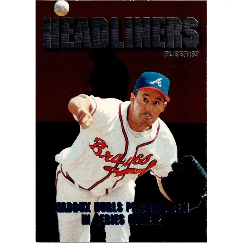 1997 Fleer Headliners Greg Maddux #11